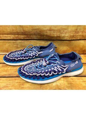 Keen Uneek Blue Purple Corded Sport Sandals 1015483 Youth Girls 4 / 36 (4j73)